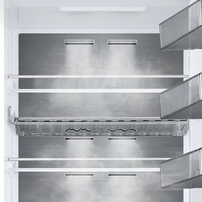 Refrigerador independiente Samsung RL38C776ASR de 60 cm - Plateado