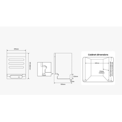 Lave-vaisselle encastrable Samsung DW60DG790B00 60 cm