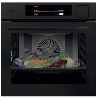 Piekarnik parowy do zabudowy Aeg po9000st Serie 9000 Proassist 60 cm matt black