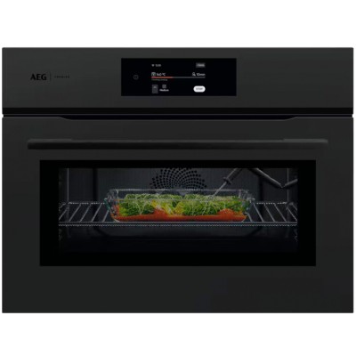 Aeg pk8000wt Series 8000 Mealassist built-in microwave oven h 46 cm matt black