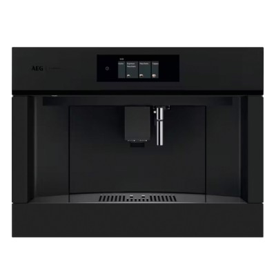 Cafetera empotrable Aeg PSC8000T Serie 8000, 46 cm de alto, hierro fundido negro