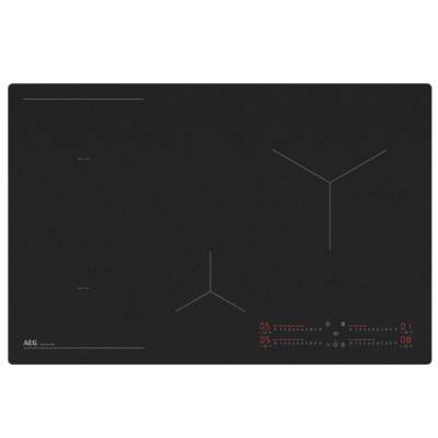Plaque à induction AEG PI7000S80 Série 7000 Senseboil 80 cm, noir mat