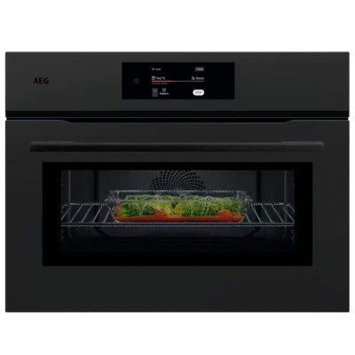 Aeg nkk8n721t Serie 8000 Mealassist Combiquick kuchenka mikrofalowa kombinowana h. 45 cm matt black