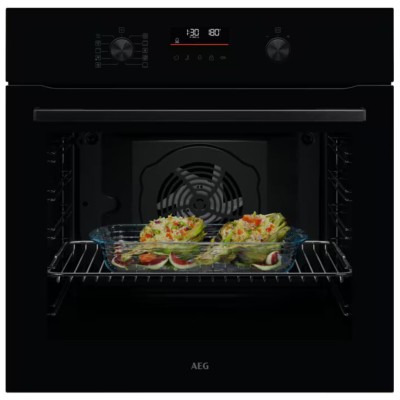 AEG NBU5P41SK Serie 5000 Surroundcook 60 cm Einbau-Pyrolyse-Backofen schwarz