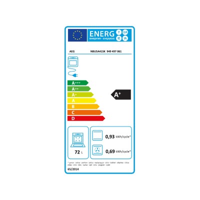 Four multifonction encastrable AEG Surroundcook Série 5000 NBU5A41SK 60 cm, noir