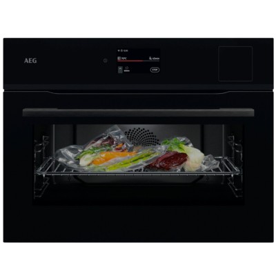 Piekarnik parowy do zabudowy Aeg nkp8s721b Series 8000 Mealassist Stempro h 45 cm czarny