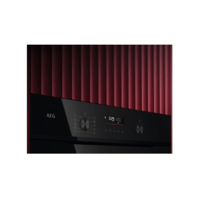 Four à micro-ondes encastrable AEG NKM5N401B Série 5000 avec grill H 45 noir