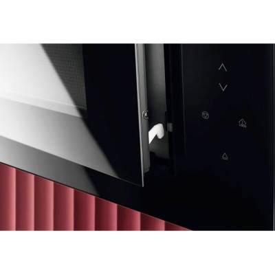 AEG NMB6G261TB Einbau-Mikrowelle mit Grillfunktion, 39 cm hoch, schwarz