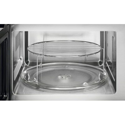 AEG NMB6G261TB Einbau-Mikrowelle mit Grillfunktion, 39 cm hoch, schwarz