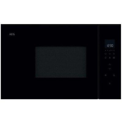 Four à micro-ondes encastrable AEG NMB6G171SB avec grill H 37 noir