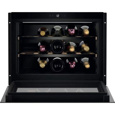 Aeg nkw8p21kab Serie 8000 Perfect Shelving wbudowana piwniczka na wino h 45 cm czarna