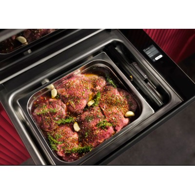 Tiroir sous vide intégré Aeg nkv914b h 14 cm noir