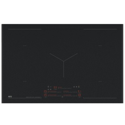 AEG NIK85M30AZ 8000 Serie Induktionskochfeld 80 cm, mattschwarz, Glaskeramik
