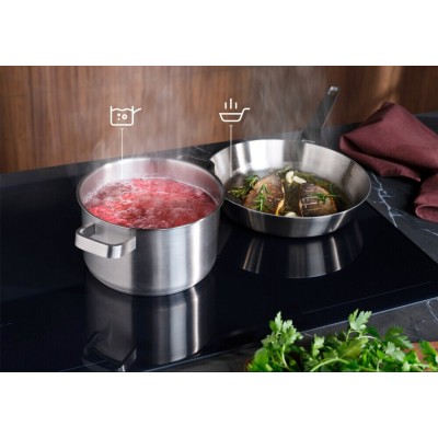 Płyta indukcyjna Aeg nii64b30az Series 8000 60cm z czarną szklaną płytą ceramiczną