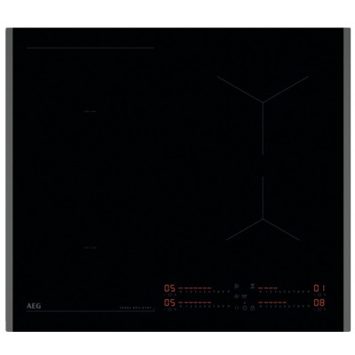 AEG NII64B30FB Serie 8000 60 cm Induktionskochfeld mit schwarzer Glaskeramik-Oberfläche