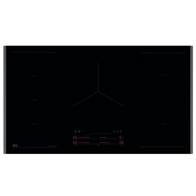 Plaque à induction AEG nik95i00fb Série 6000 90 cm avec revêtement vitrocéramique noir