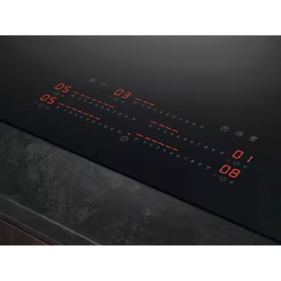 Aeg nik85m00fb Series 6000 induction hob 80 cm black glass ceramic