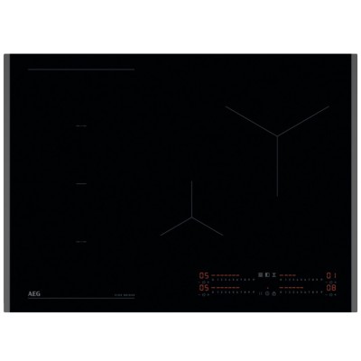 Aeg nii74f00fb series 6000 induction hob 70 cm black glass ceramic