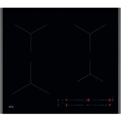 Placa de inducción Aeg oio64a00fb Serie 5000 de 60 cm con vitrocerámica negra