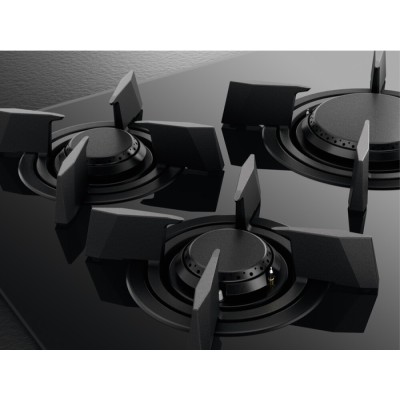 Płyta gazowa Aeg hkb75453nb seria 8000 75 cm czarne szkło