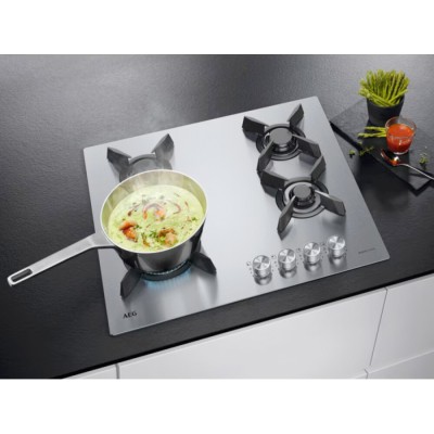 AEG HGB64423UZ Serie 7000 Gaskochfeld 60 cm Edelstahl