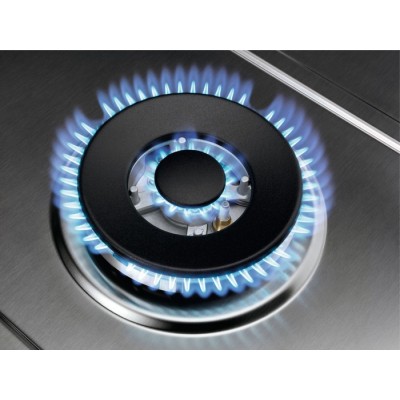 Plaque de cuisson à gaz AEG HGB95522SM Série 6000 90 cm en acier inoxydable