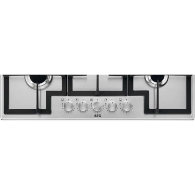 Plaque de cuisson à gaz AEG HGB75420SM Série 6000, 75 cm, acier inoxydable