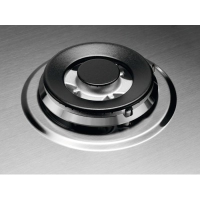 Plaque de cuisson à gaz AEG HGB75420SM Série 6000, 75 cm, acier inoxydable