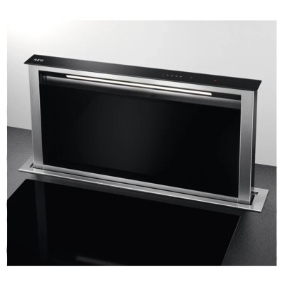 AEG DDE5960B SERE 8000 90 cm schwarze Dunstabzugshaube mit integriertem Abluftsystem