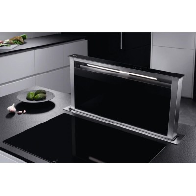 Aeg dde5960b Sere 8000 90cm black downdraft cooker hood