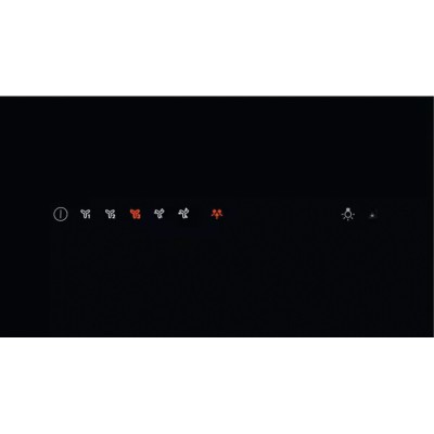 Hotte aspirante murale inclinée AEG DVK5961HB Série 7000 Hob2Hood 90 cm, verre noir