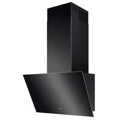 Okap ścienny Aeg dvk5661hb Series 7000 Hob2Hood 60cm, skośny, z czarnego szkła