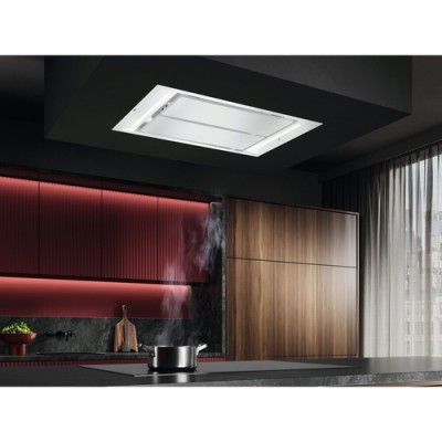 Campana extractora de techo empotrable Aeg ndc7792sw Serie 7000 silencetech de 90 cm blanca