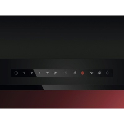 Hotte îlot AEG NDI9791AT Série 9000 Autosense 90 cm noir mat