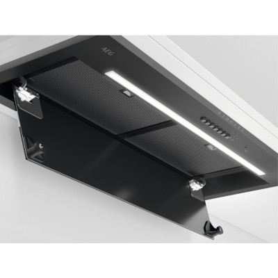 Hotte encastrable AEG NDG969AB sous meuble 80 cm noire