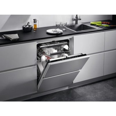Zmywarka do zabudowy Aeg fse75778p seria 7000 glasscare w pełni zintegrowana 60 cm