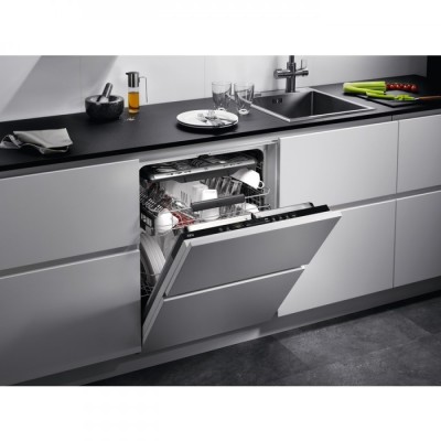Lave-vaisselle encastrable AEG FHK74707P Série 7000 Glasscare 60 cm entièrement intégré