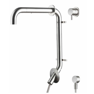 Mina Must 9696 wall-mounted built-in mixer tap + pull-out shower head