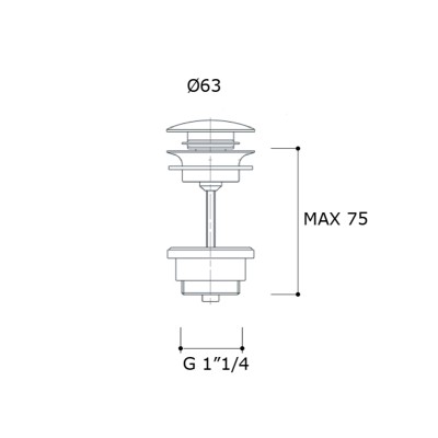 Mina 54070 Bouchon et vidange automatiques