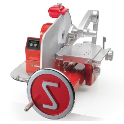 Sirman 11358302S Legend 350 LS halbautomatische Schwungradschneidemaschine, rot
