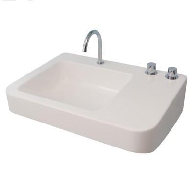 Rapsel Montecatini Gio Ponti bathroom sink 71 cm white ceramic