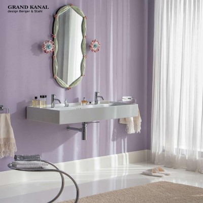 Vasque Rapsel Grand Kanal 100 cm en céramique blanche