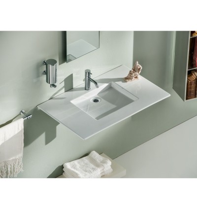 Rapsel Albeus wall-mounted washbasin 80 cm white ceramic