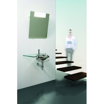 Rapsel Hanacqua Edelstahlspüle mit 60 cm Glasablage