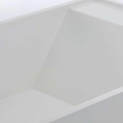 Rapsel Grandtour freistehende Badewanne 180 cm³ samtweiß