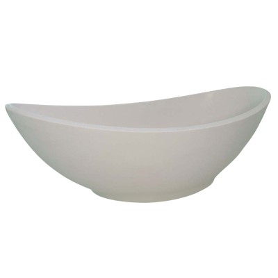 Rapsel Lavasca bathtub 200 cm titanic resin matt white