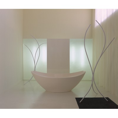 Rapsel Lavasca Badewanne 200 cm Titanharz mattweiß