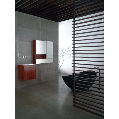 Rapsel Lavasca Mini-Freistehende Badewanne 180 cm, Samt schwarz