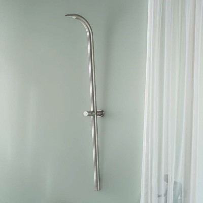 Ducha Rapsel Cobra con mezclador de pared de acero inoxidable