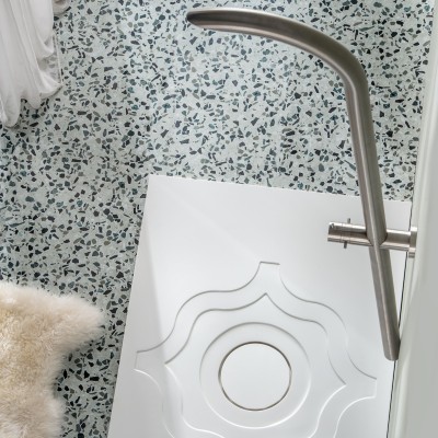Douche Rapsel Cobra avec mitigeur mural en acier inoxydable